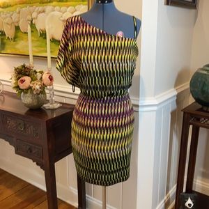 Vintage Calvin Klein NWT one shoulder dress Jul2923